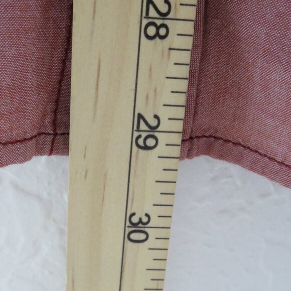 Levi's* Men's Short Sleeve Snap Down Curved Hem Double Pocket Shirt~ Size Large - Picture 9 of 11